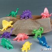 Pearlized Squishy Dinosaurs<br>48 piece(s)